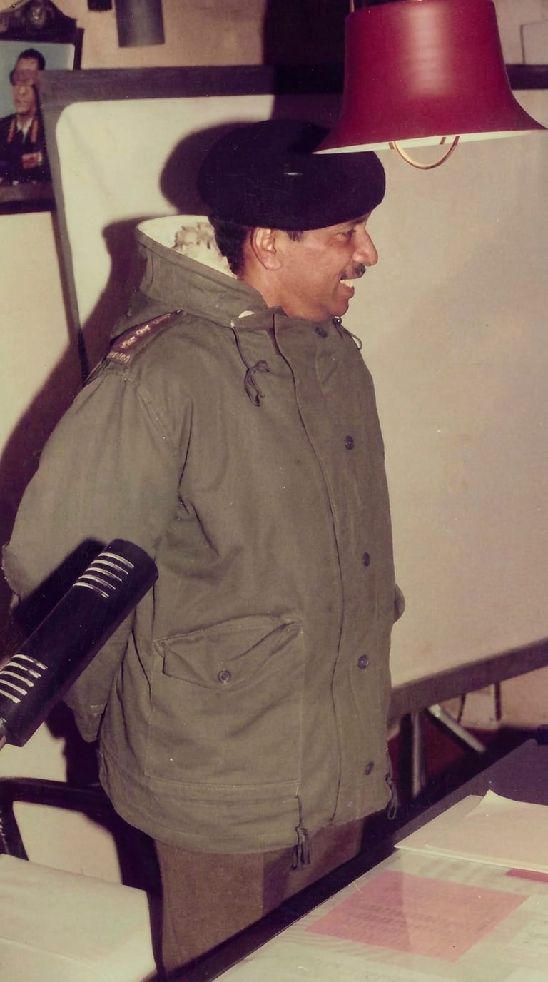 Addressing troops in the Kargil war zone just before commencement of our operations